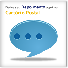 deixe seu depoimento aqui na cartorio postal